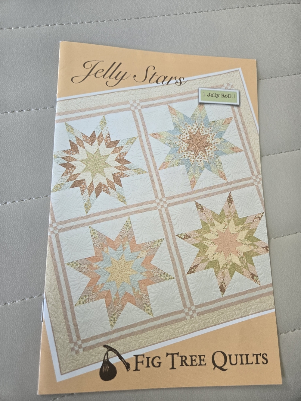 Jelly Stars Quilt Pattern - Need One Jelly Roll & Yardage